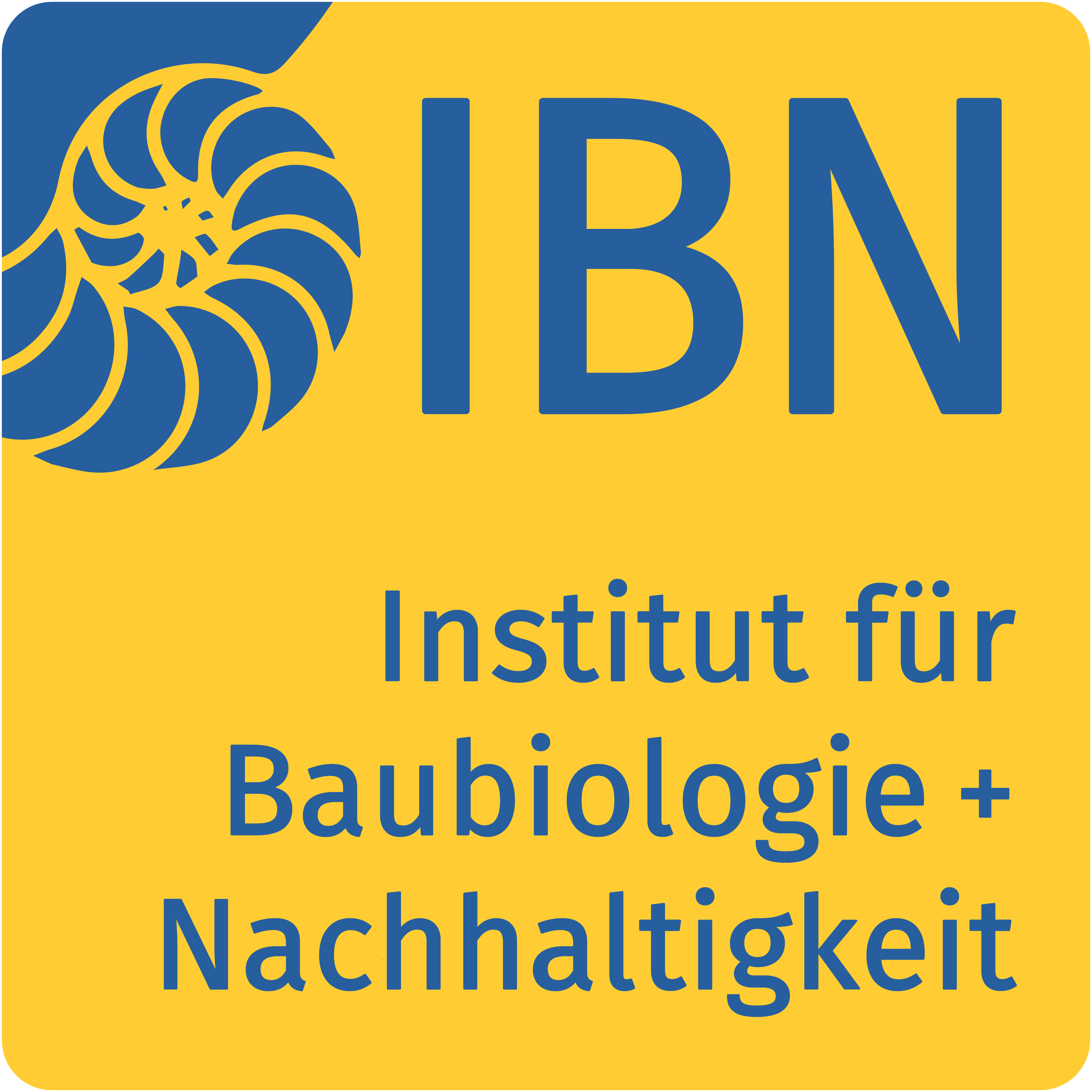 Logo Institut für Baubiologie + Nachhaltigkeit IBN