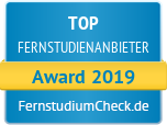 FernstudiumCheck Award Siegel